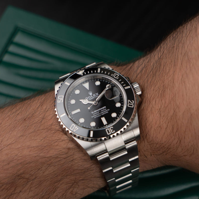 ROLEX SUBMARINER 126610LN SS BLACK DIAL OYSTER BAND CERAMIC BEZEL 09/21 BRAND NEW PARITIAL STICKERS COMPLETE